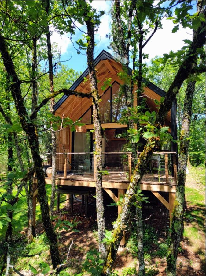Wabi Sabi Lodge - Spa&Sauna Privatif - Foret Turenne エクステリア 写真