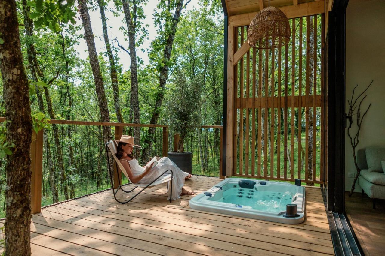 Wabi Sabi Lodge - Spa&Sauna Privatif - Foret Turenne エクステリア 写真