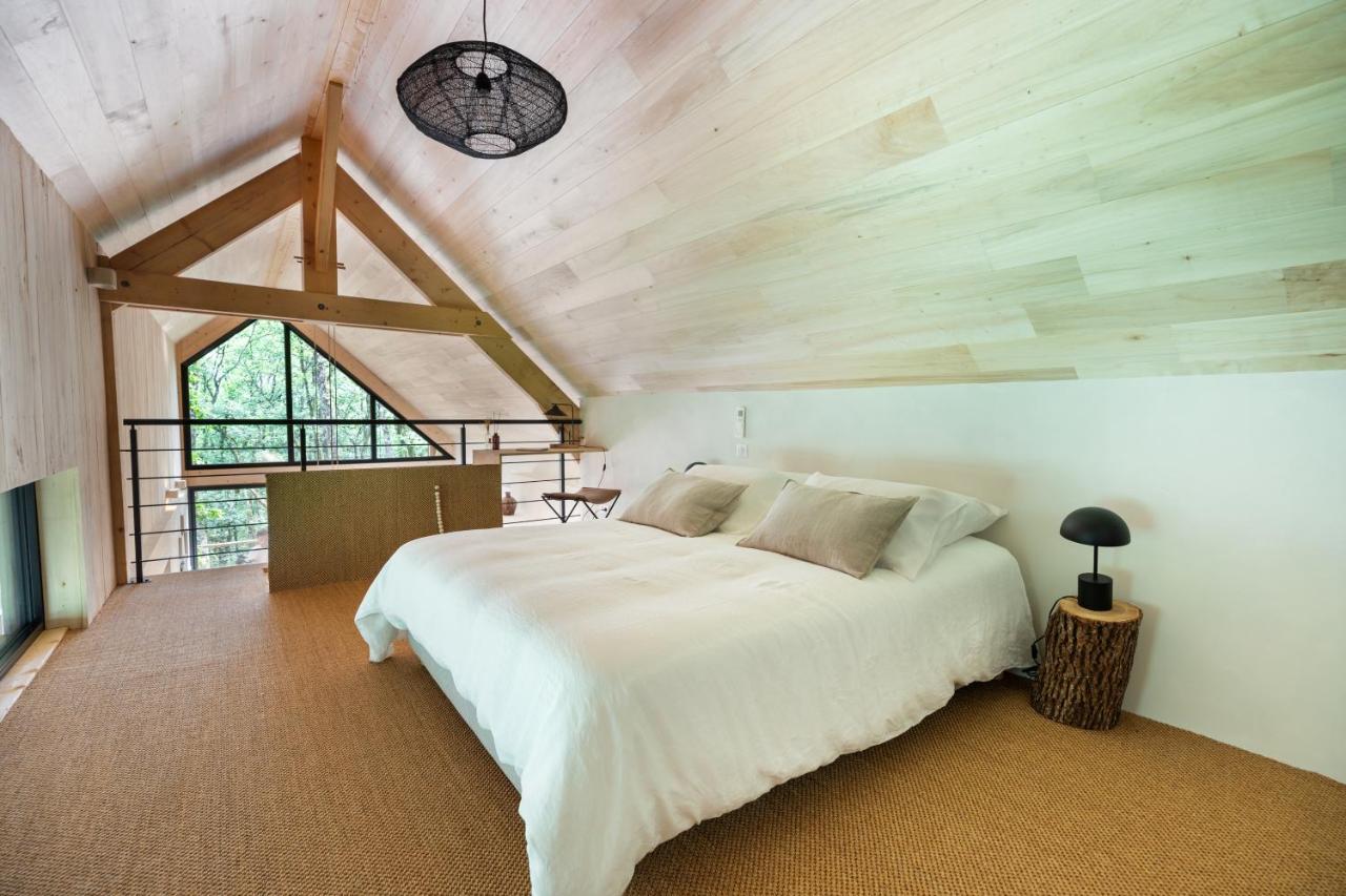 Wabi Sabi Lodge - Spa&Sauna Privatif - Foret Turenne エクステリア 写真